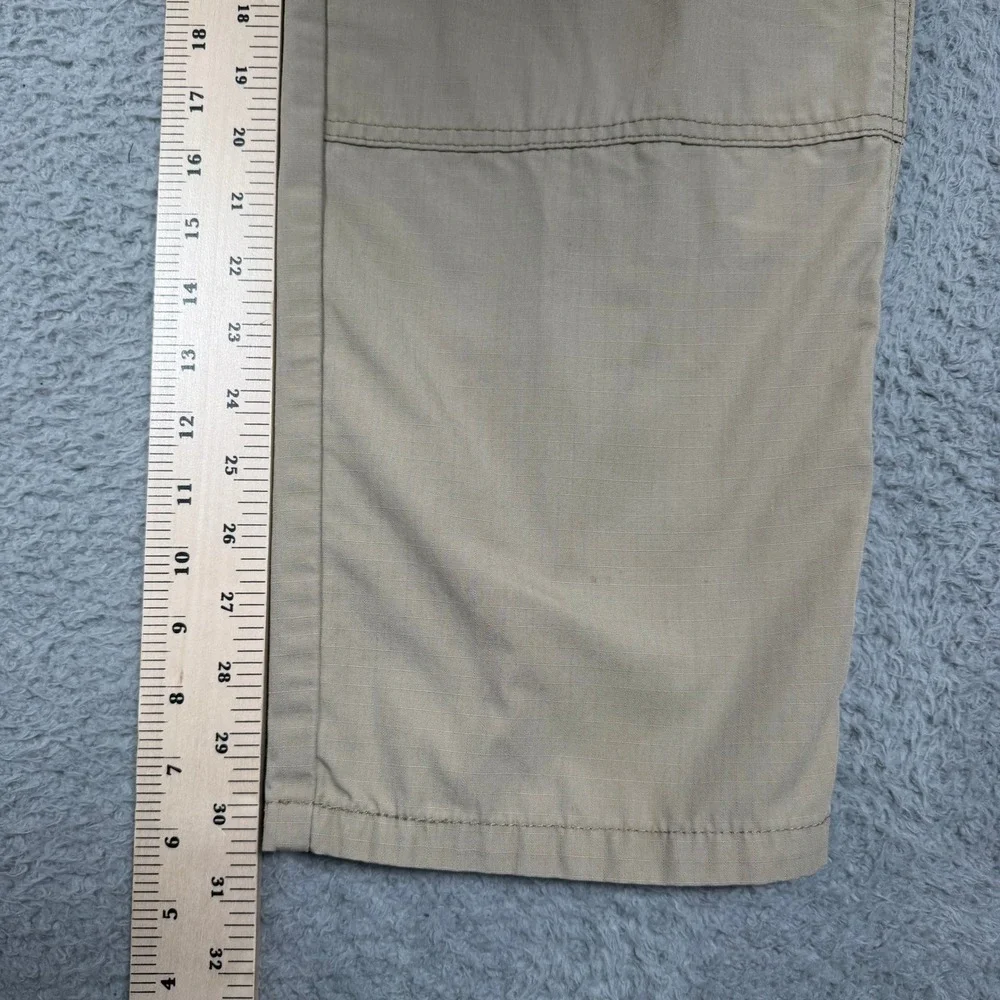 5.11 Tactical Series Mens Khaki Ripstop‎ Cargo Pants 34x32 Tan Outdoor Hiking